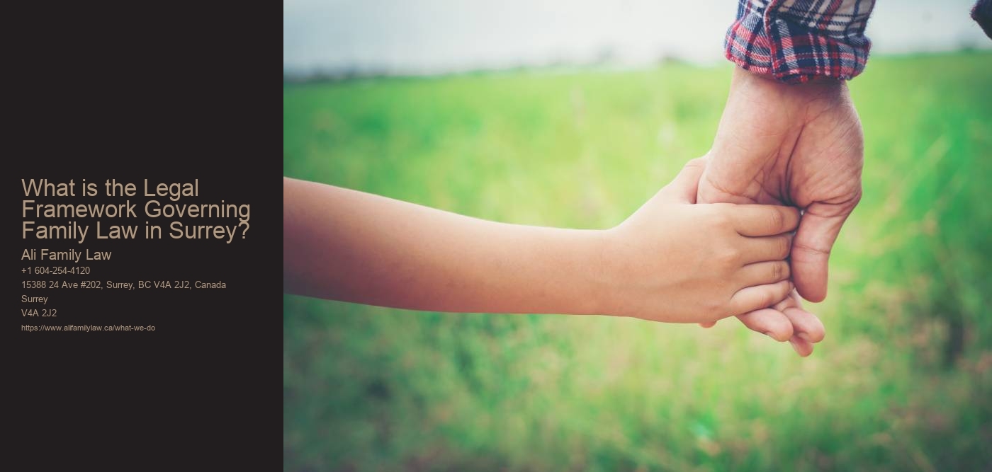 What is the Legal Framework Governing Family Law in Surrey?