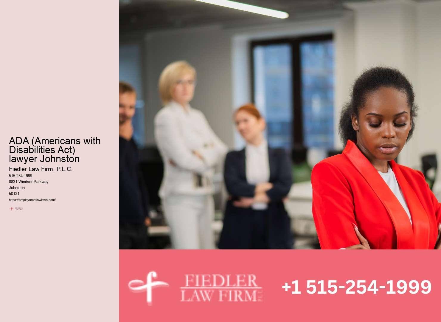 Employment Lawyer Johnston legal support