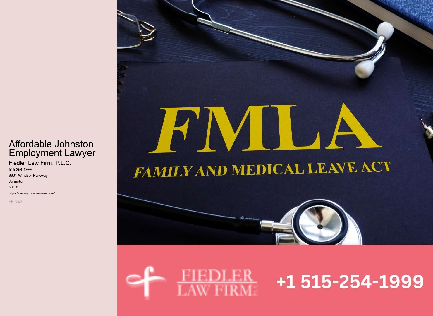 Employment Lawyer Johnston termination