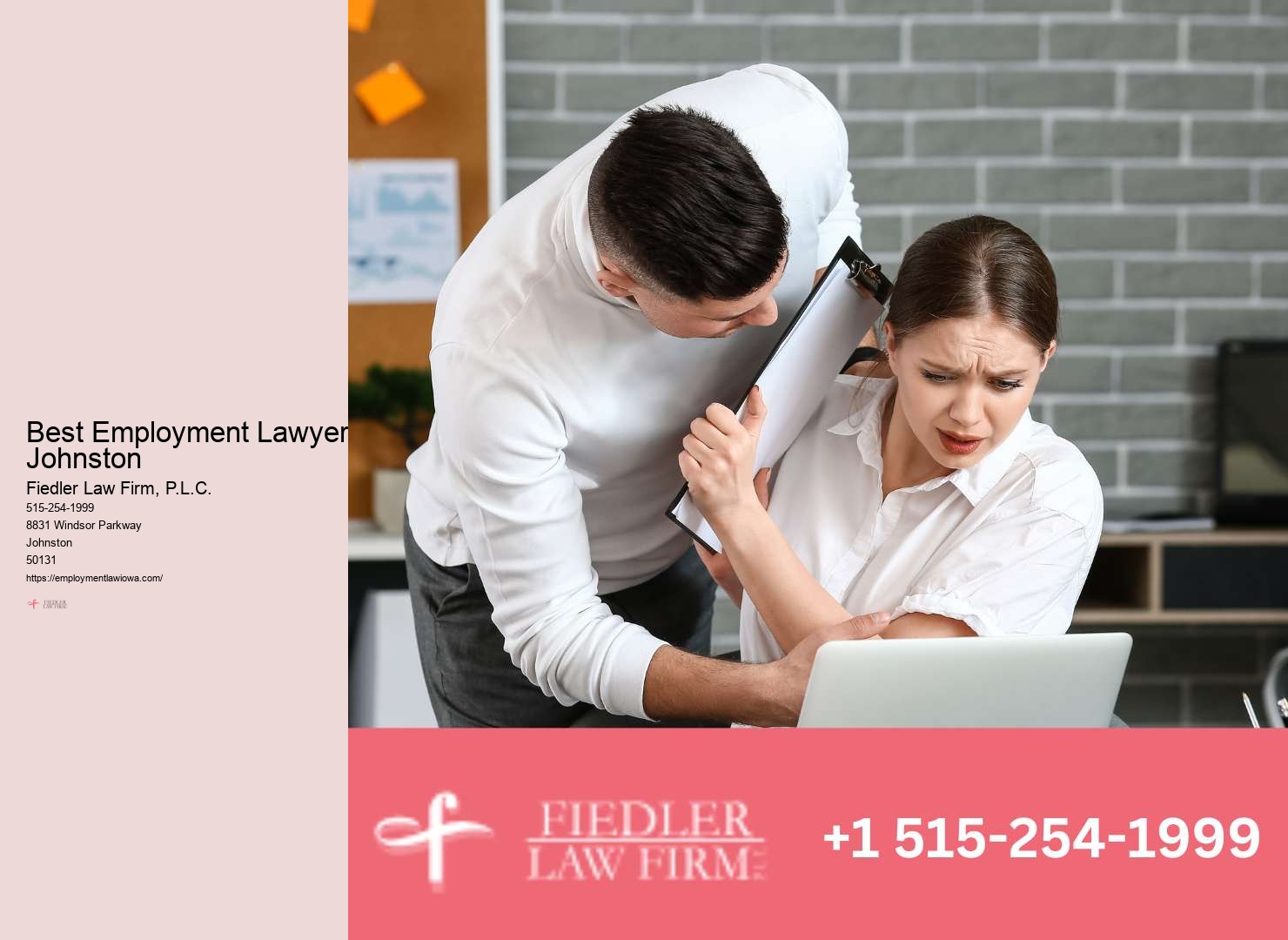 Premier Wrongful Termination Lawyer in Johnston