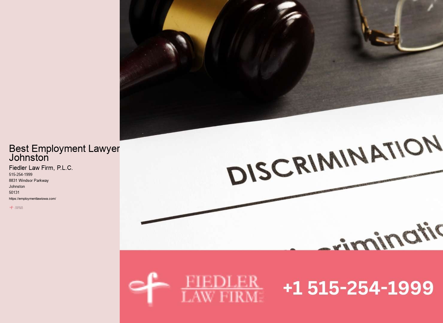Employment Lawyer Johnston legal consultations