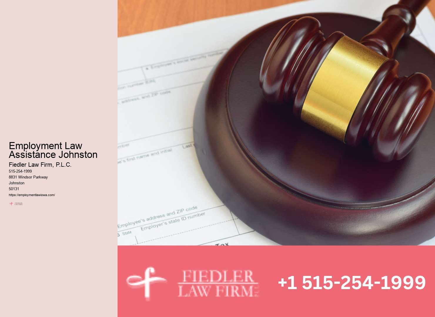 Employment Lawyer Johnston negotiations