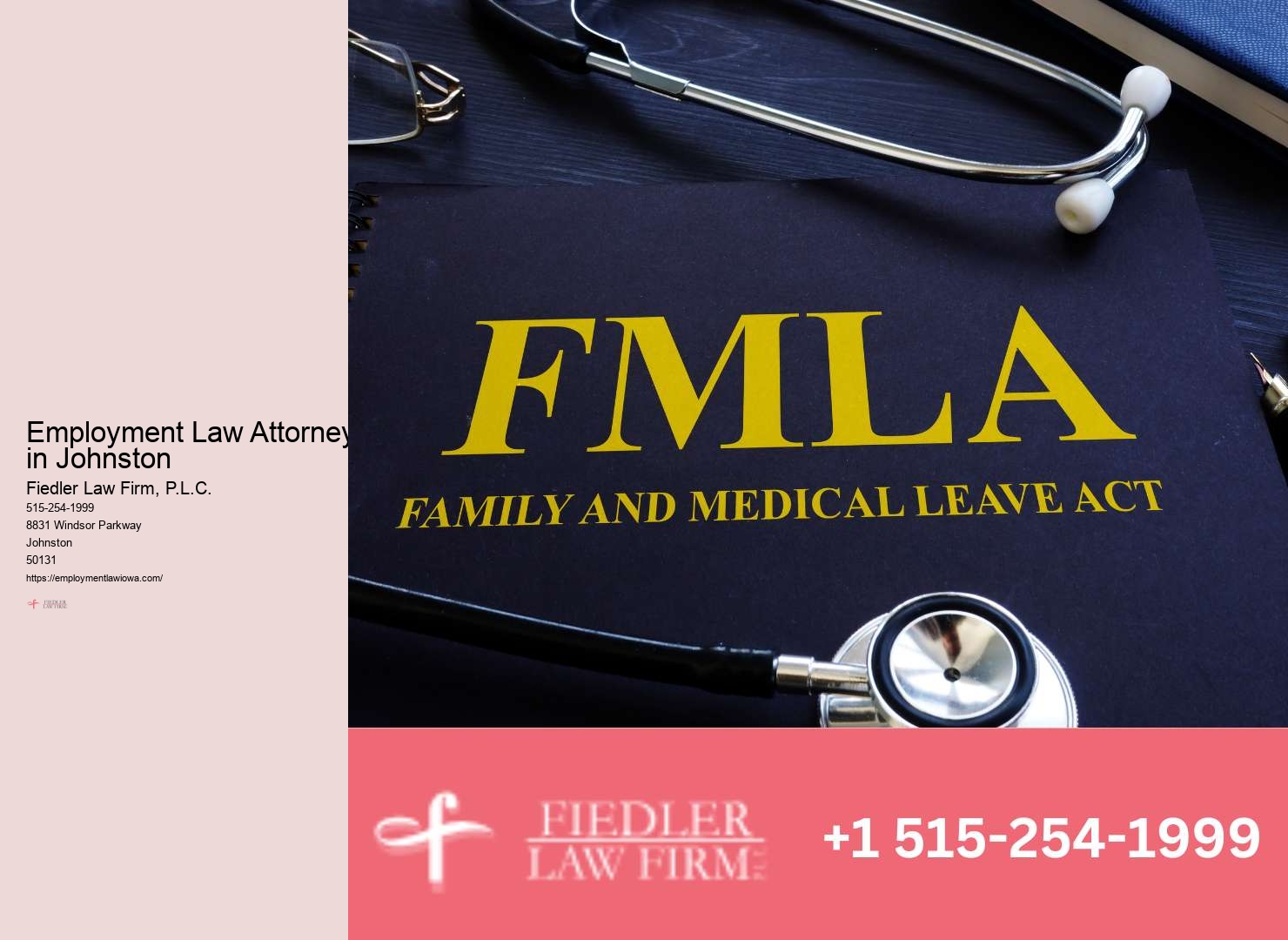 Skilled Harassment at Work Attorney Johnston