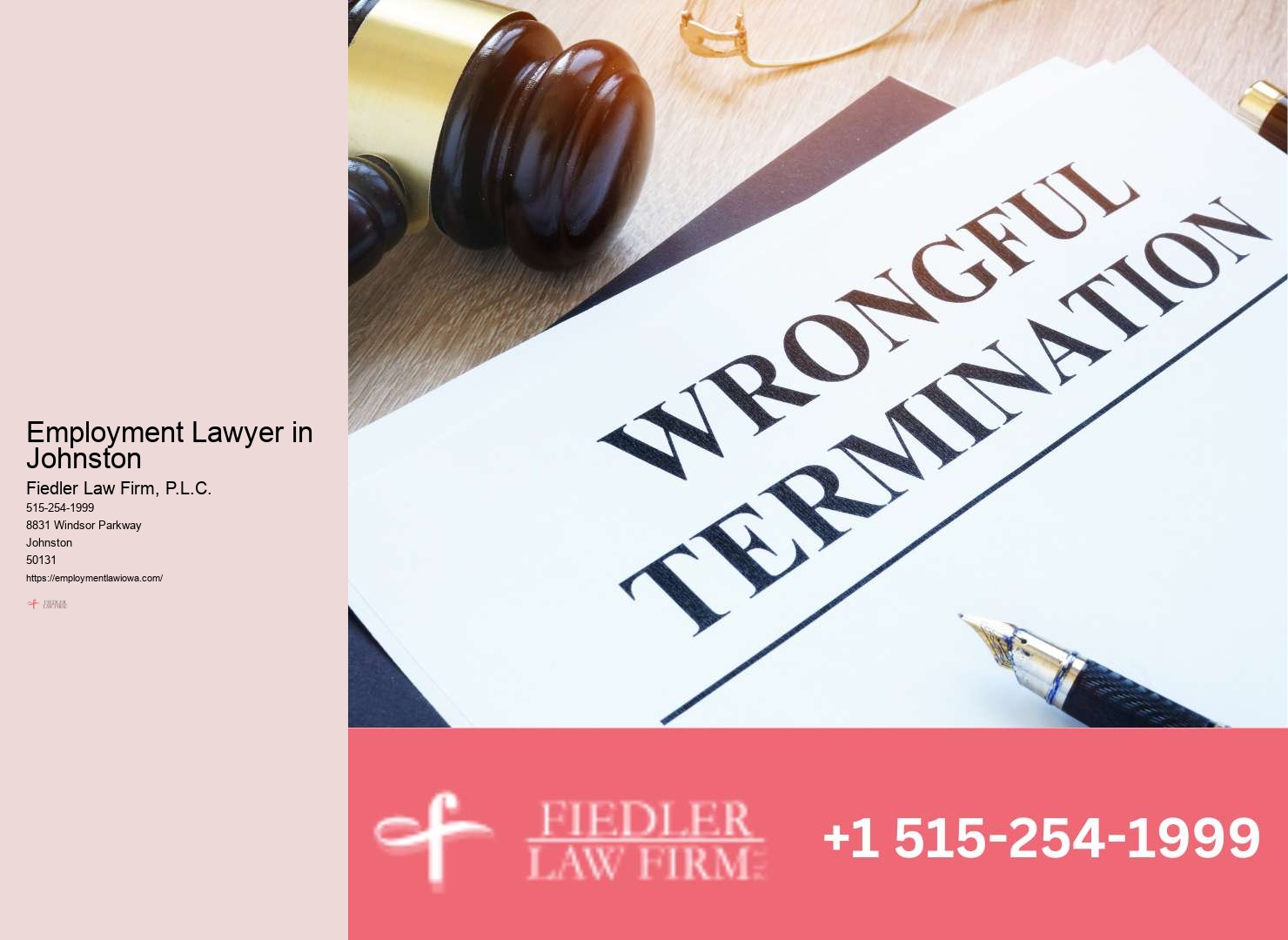 Professional Workplace Discrimination Attorney Johnston