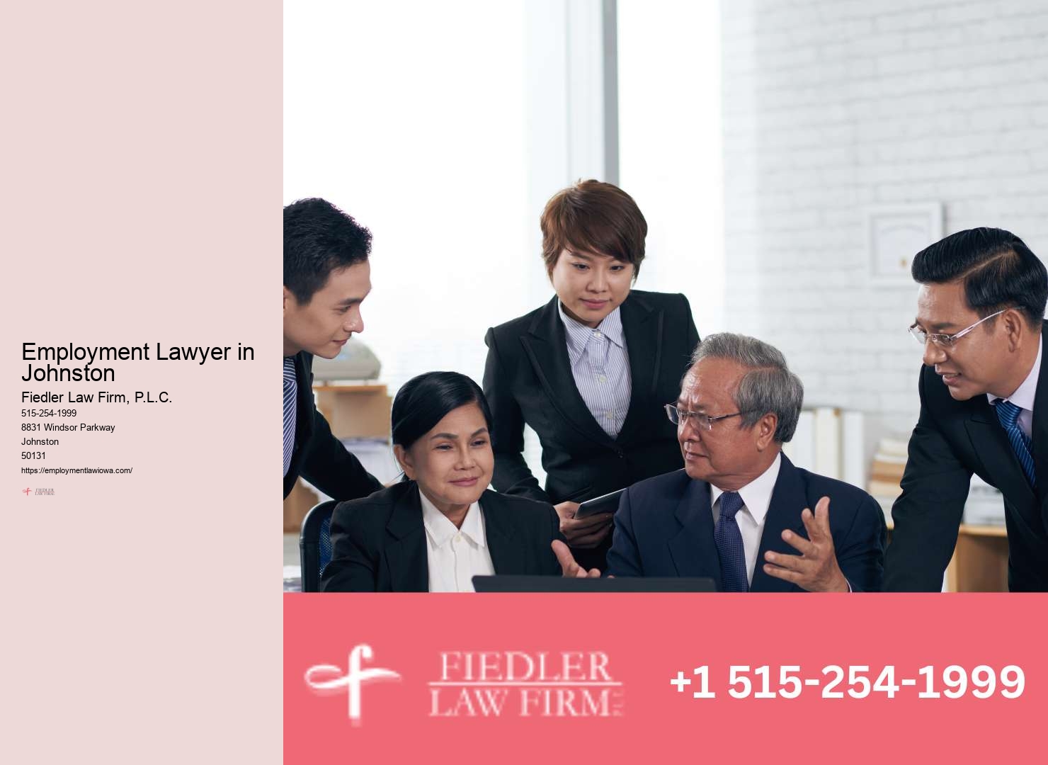 Employment Lawyer Johnston legal fees