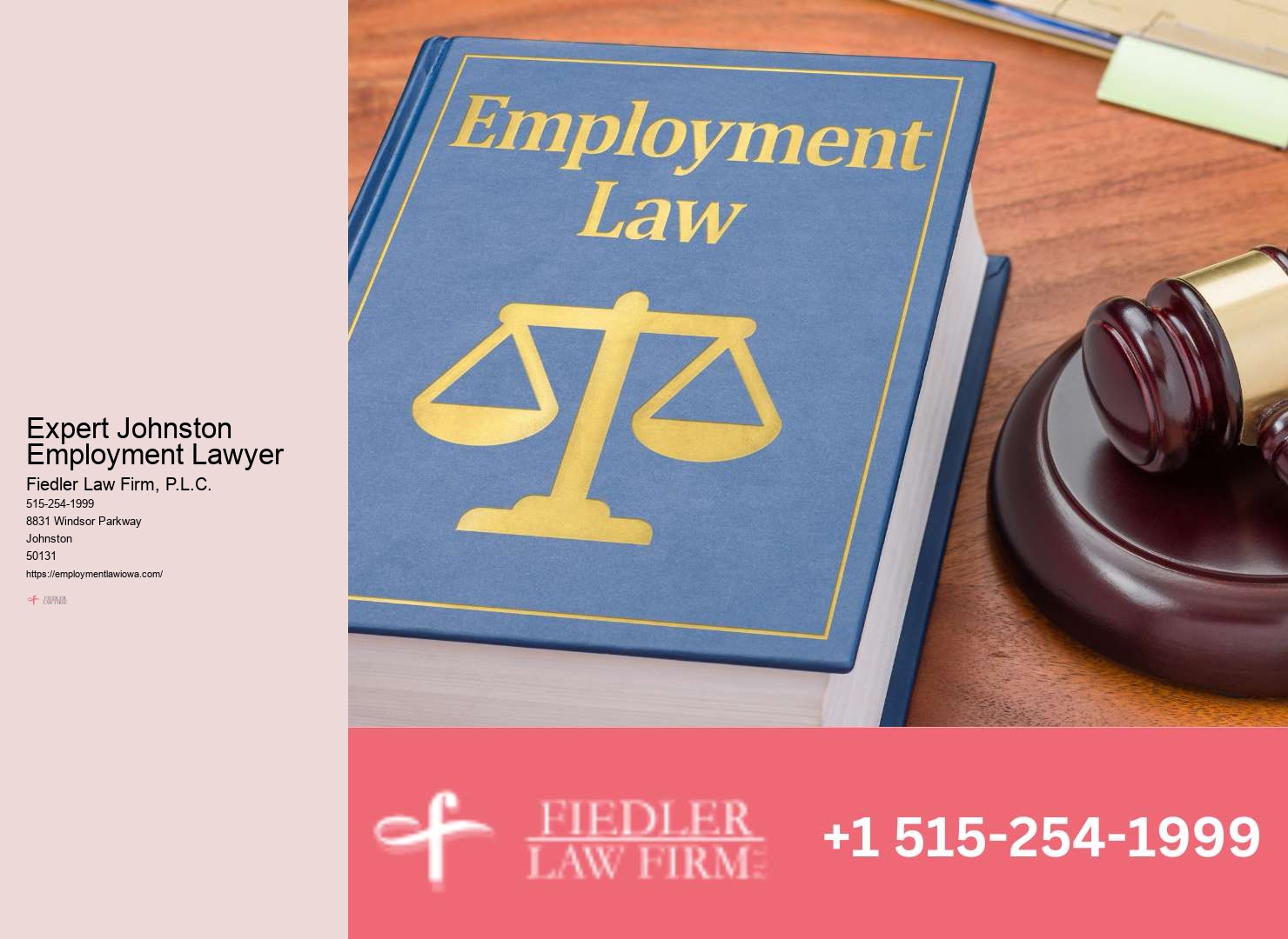 Employment Lawyer Johnston regulations