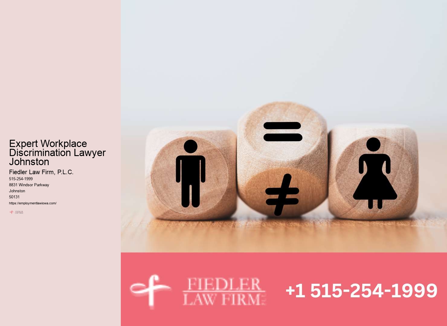 Leading Workplace Discrimination Legal Counsel Johnston