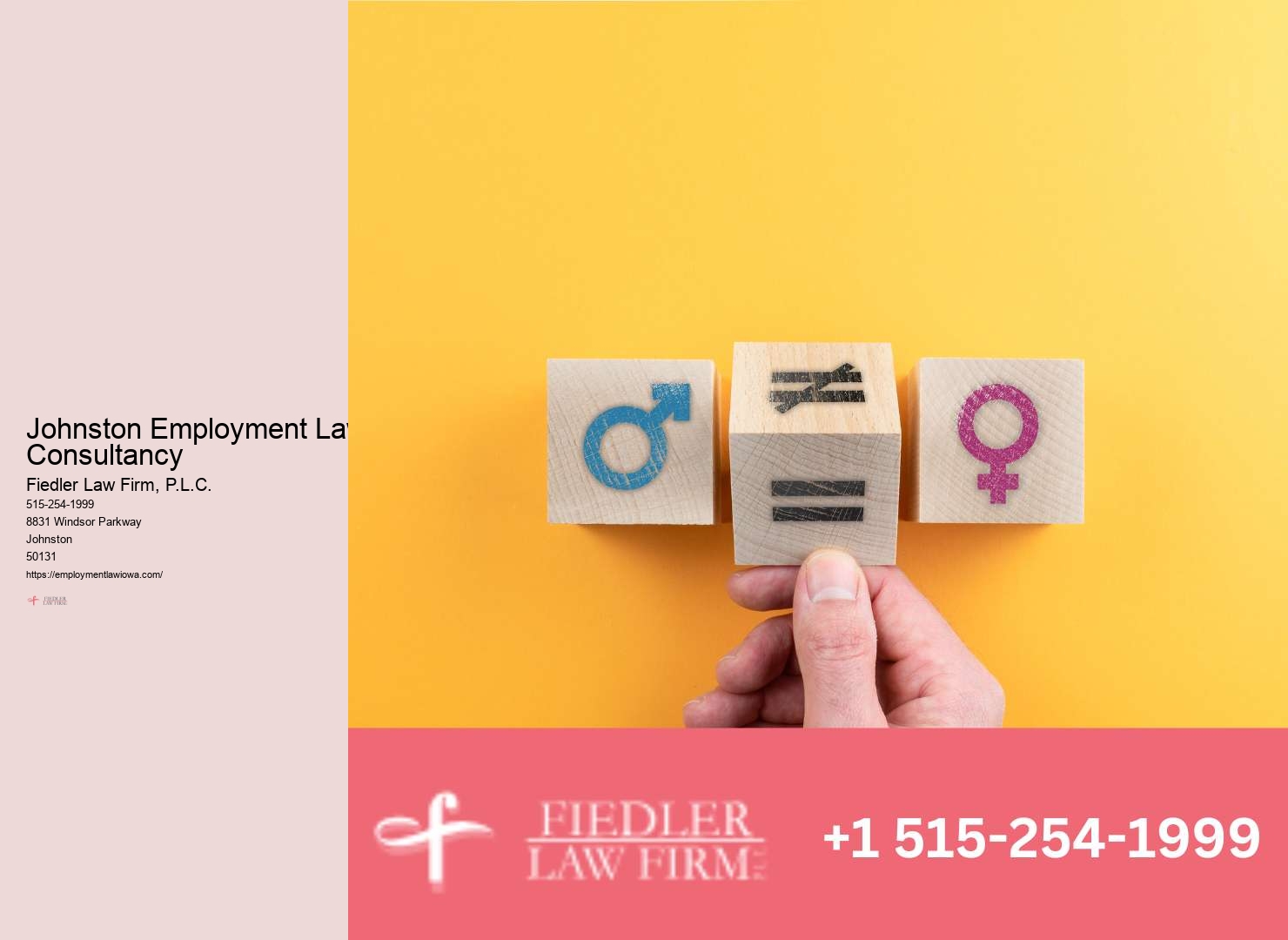 Employment Lawyer Johnston legal counsel services