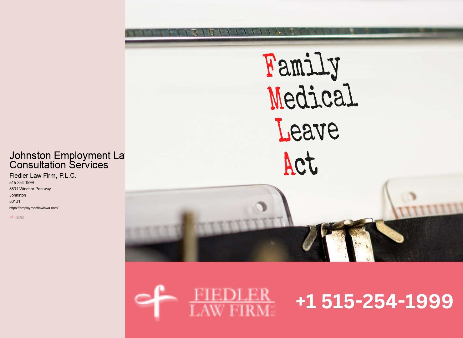 Johnston Employment Law Consultation Firm Expert Legal Counsel