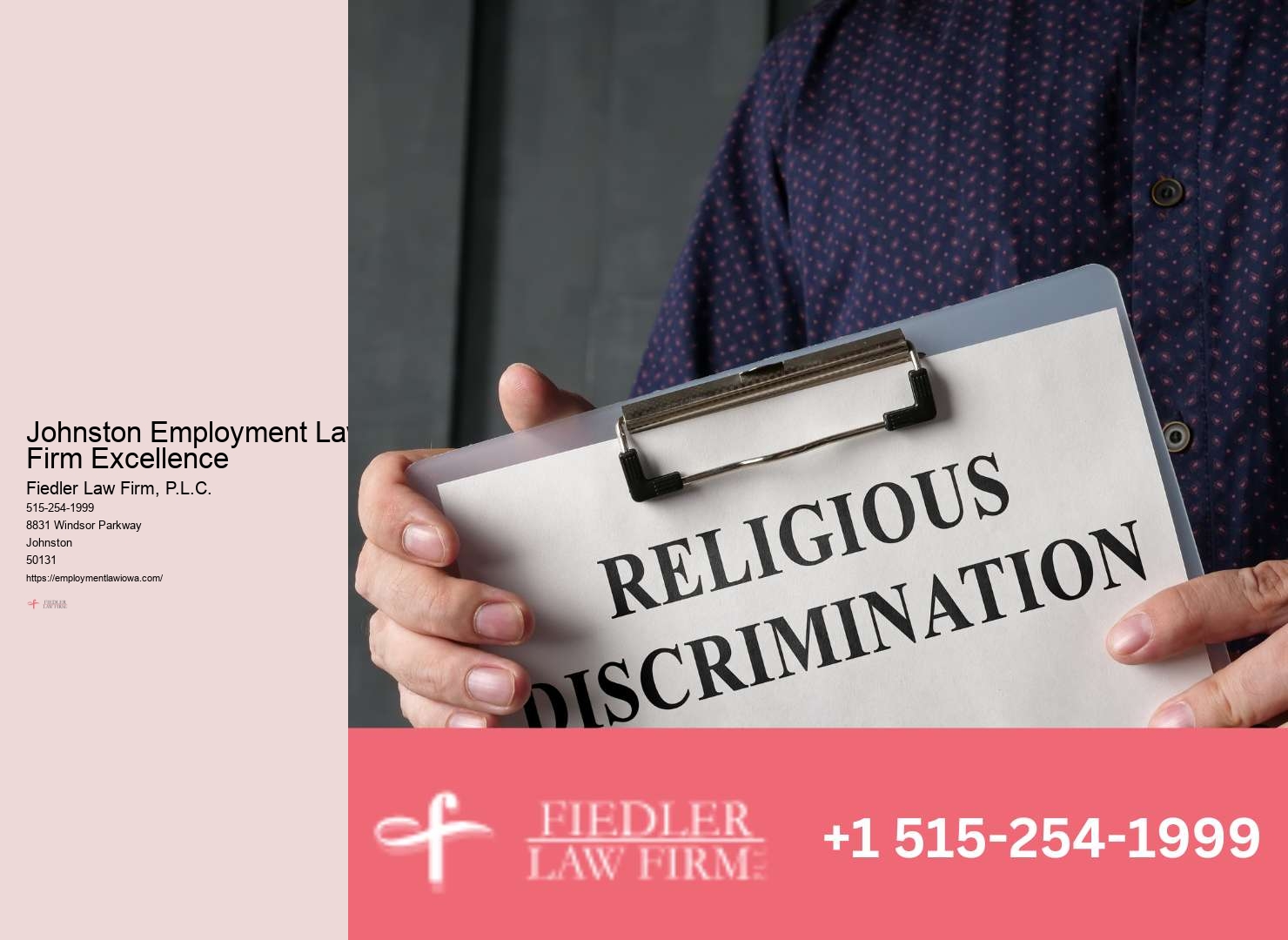 Premier Wrongful Termination Lawyer in Johnston