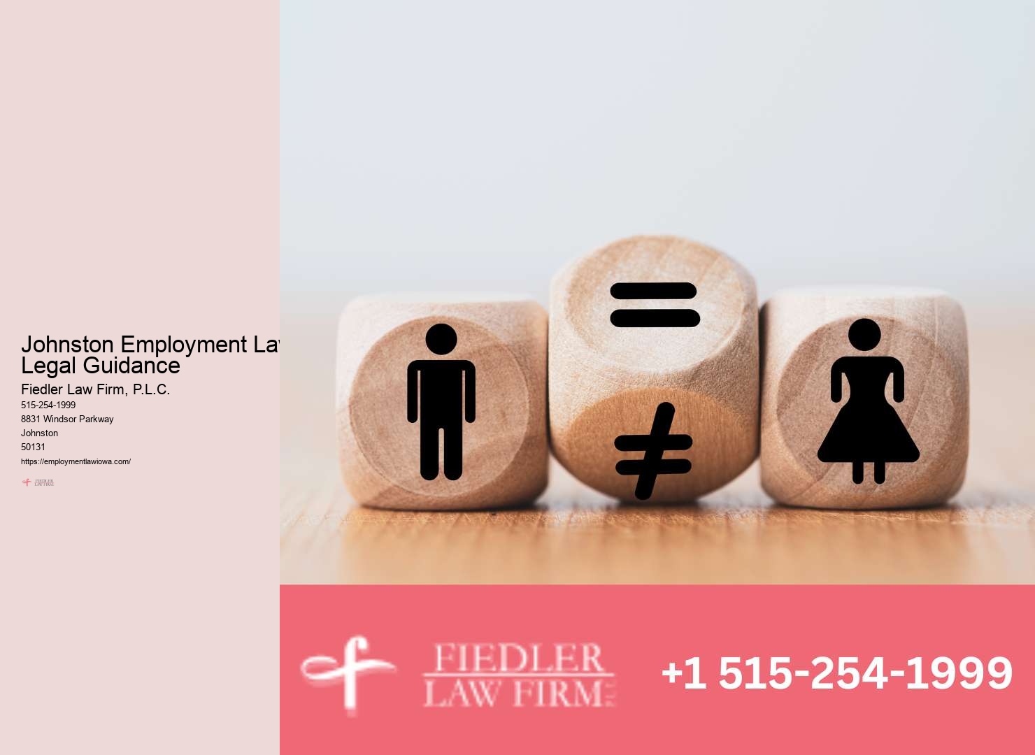 Employment Lawyer Johnston legal fees