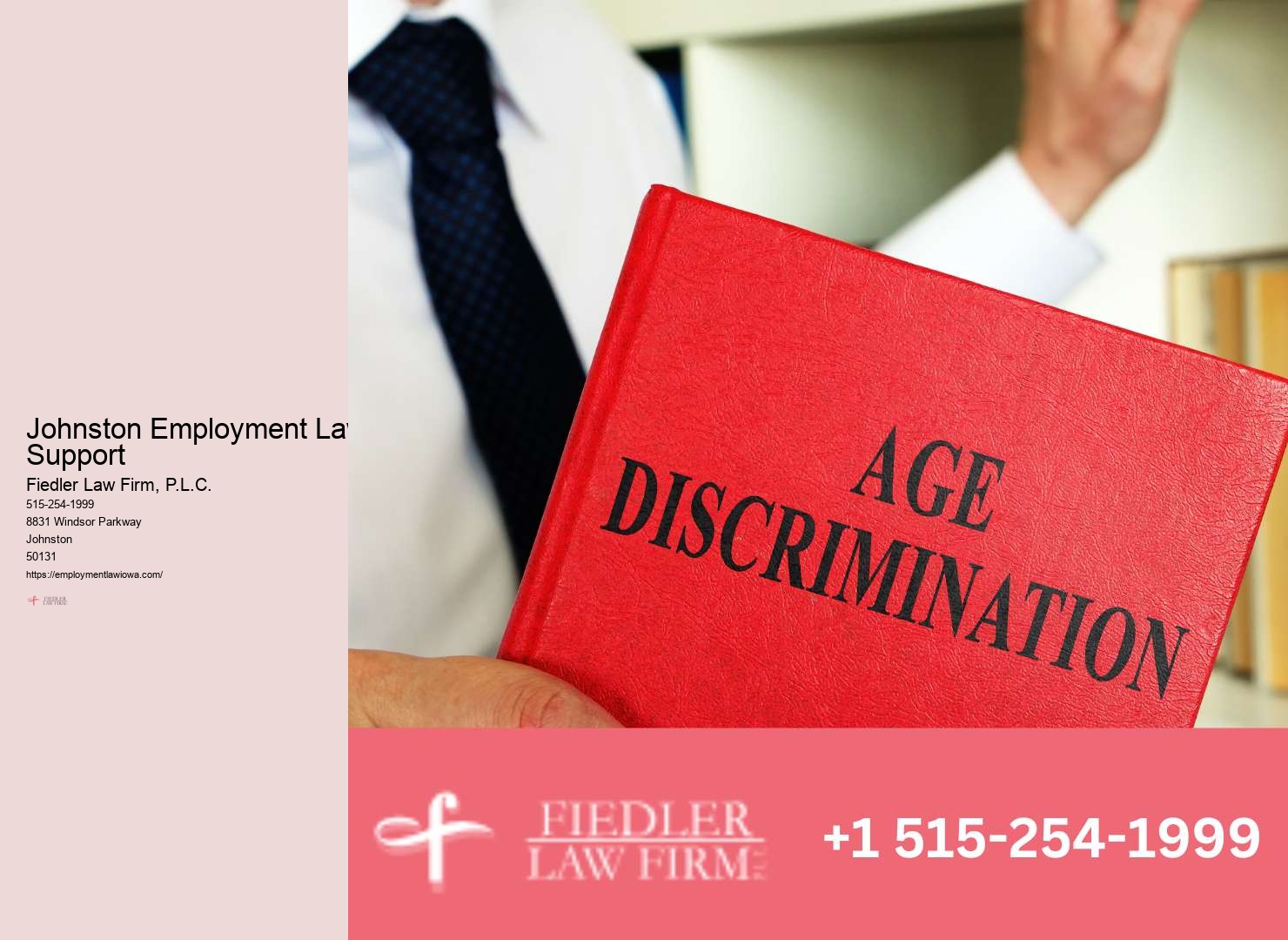 Johnston Employment Law Consultation Firm Support Provider