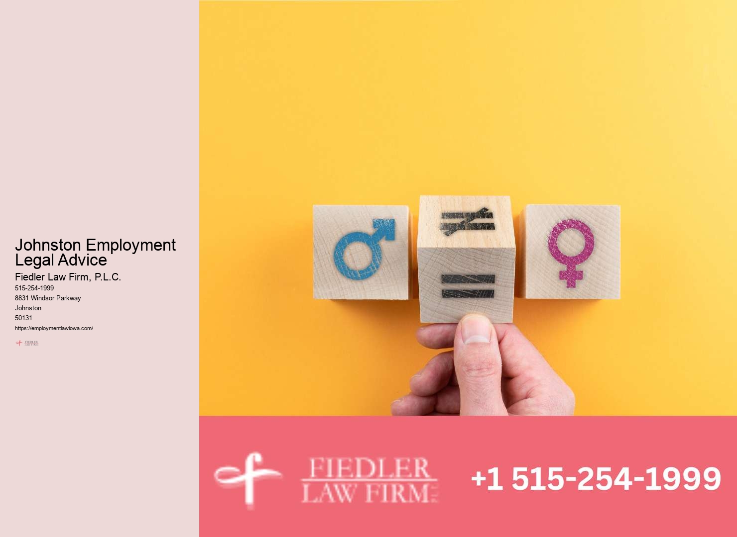 Expert Wrongful Termination Lawyer in Johnston