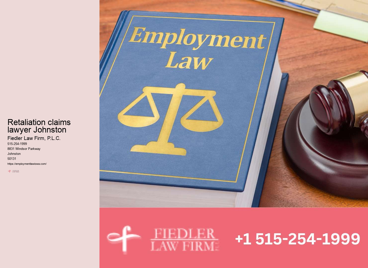 Employment Lawyer Johnston legal solutions
