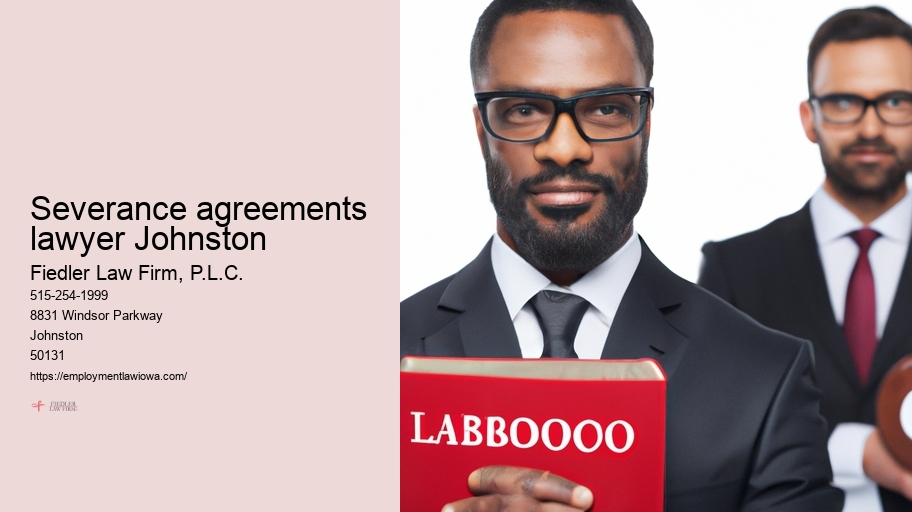 Severance agreements lawyer Johnston