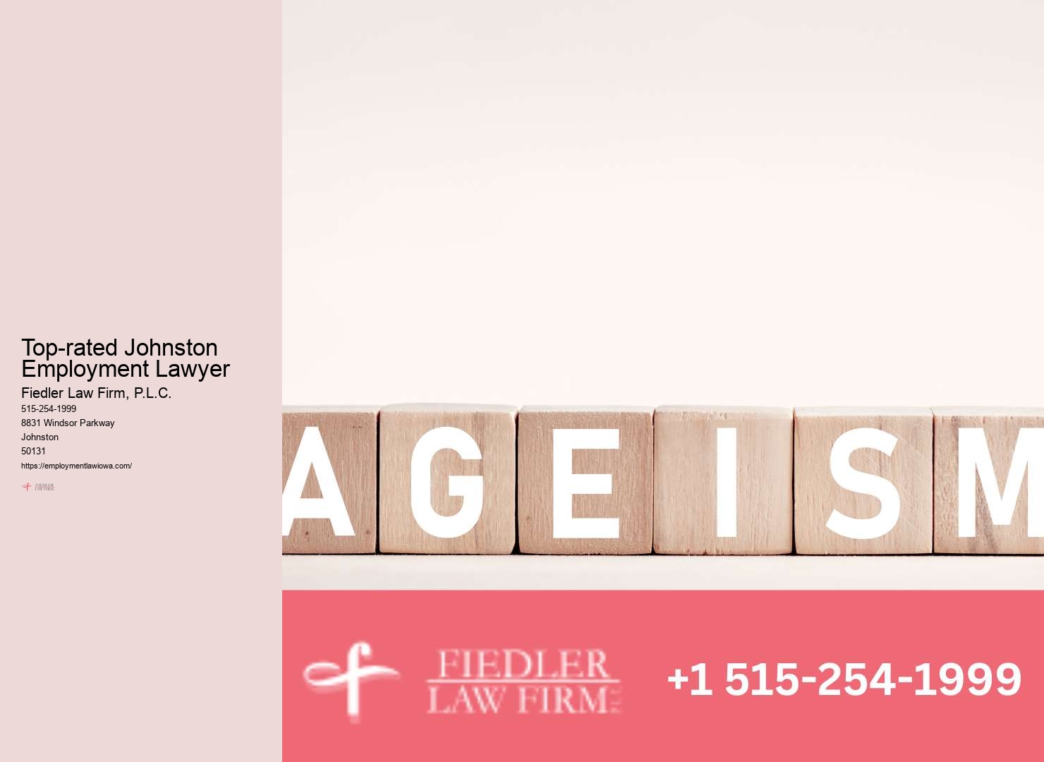 Employment Lawyer Johnston legal advocacy services