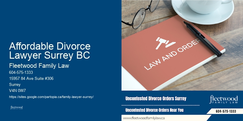 Affordable Divorce Lawyer Surrey BC BC Family Legal Services