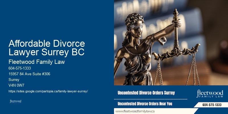 Affordable Divorce Lawyer Surrey BC BC Family Law Guardianship
