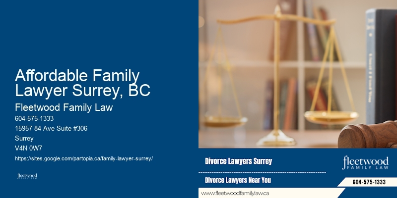 Affordable Family Lawyer Surrey, BC