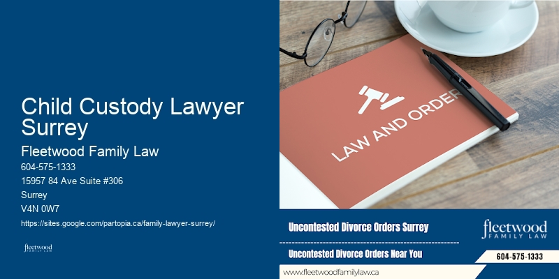 Child Custody Attorney Child Custody Lawyer Surrey BC