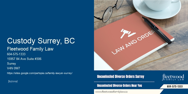 Family Law Advice Custody Surrey, BC BC
