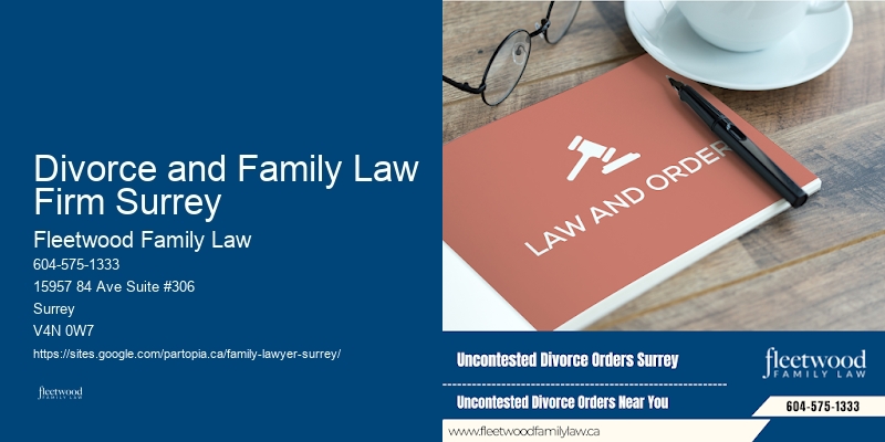 Divorce and Family Law Firm Surrey BC Post-Divorce Modifications