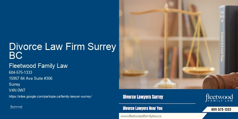 Divorce Law Firm Surrey BC