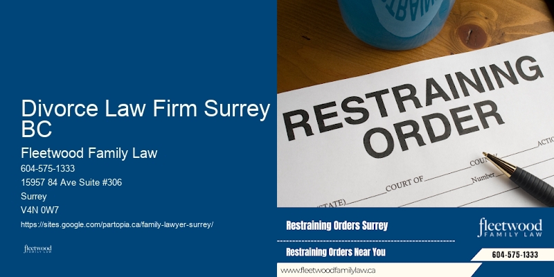 Separation Agreements Divorce Law Firm Surrey BC