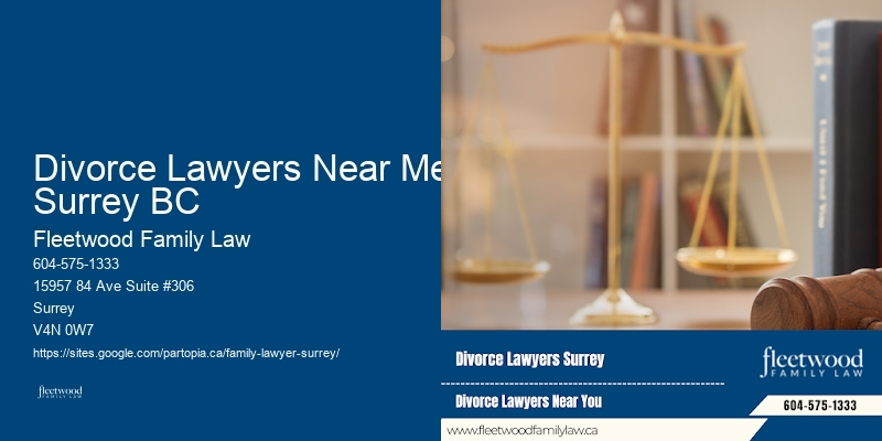 Divorce Lawyers Near Me Surrey BC