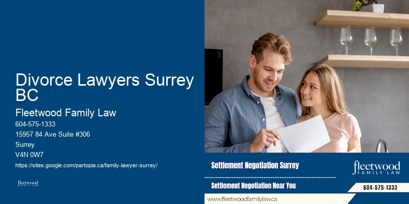 Divorce Lawyers Surrey BC Divorce Settlement Lawyer