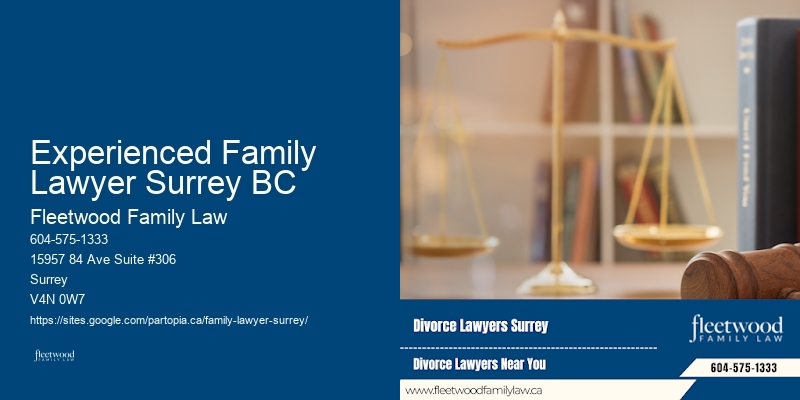 Experienced Family Lawyer Surrey BC