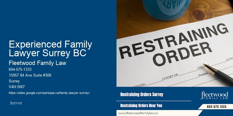 Experienced Family Lawyer Surrey BC Family Law Litigation Lawyer