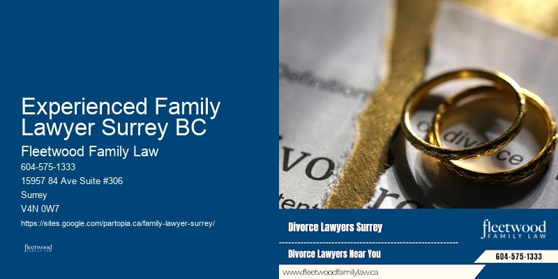 Experienced Family Lawyer Surrey BC Family Court Legal Services