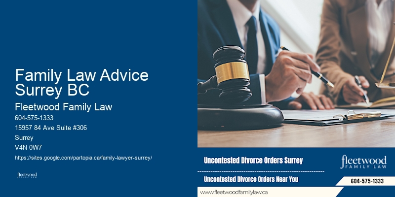 Family Law and Separation Agreements Family Law Advice Surrey BC BC