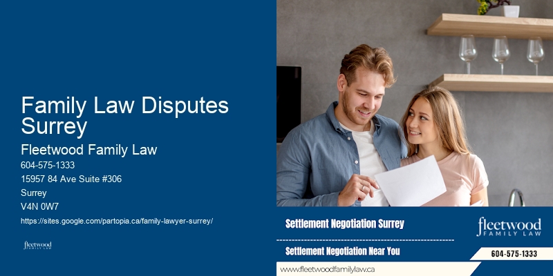 Spousal Support Family Law Disputes Surrey