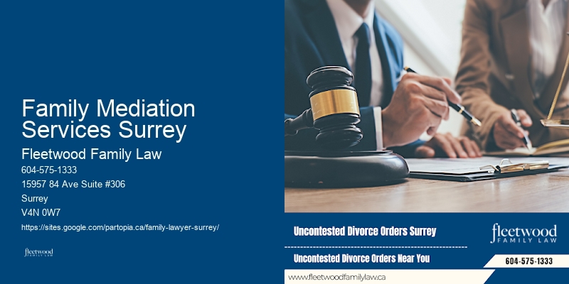 Property Division Family Mediation Services Surrey