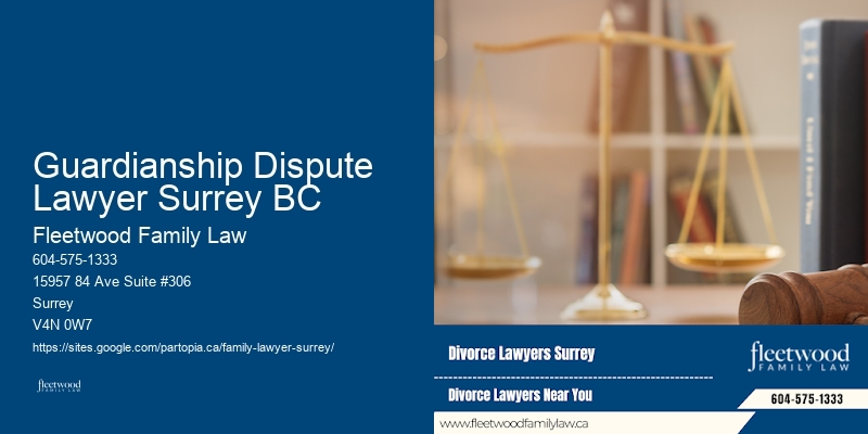 Guardianship Dispute Lawyer Surrey BC