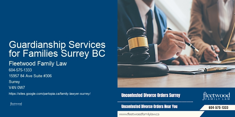 Affordable Divorce Attorney Guardianship Services for Families Surrey BC BC