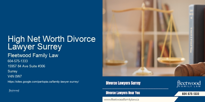 High Net Worth Divorce Lawyer Surrey