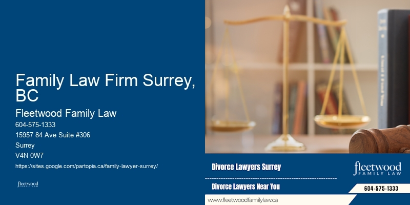 Family Law Firm Surrey, BC