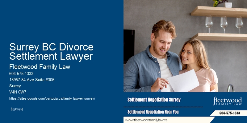 Family Law and Asset Protection Surrey BC Divorce Settlement Lawyer