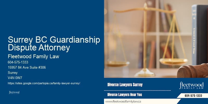 Surrey BC Guardianship Dispute Attorney