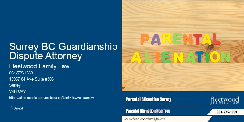 Family Law Disputes Surrey BC Guardianship Dispute Attorney