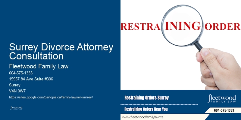 Surrey Divorce Attorney Consultation BC Divorce Consultation
