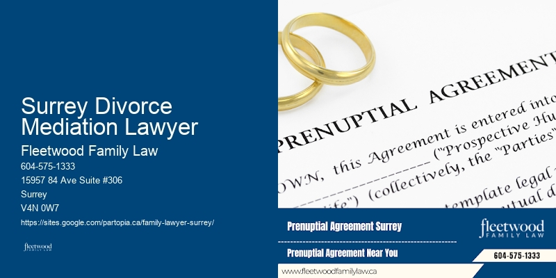 Experienced Guardianship Lawyer Surrey Divorce Mediation Lawyer BC