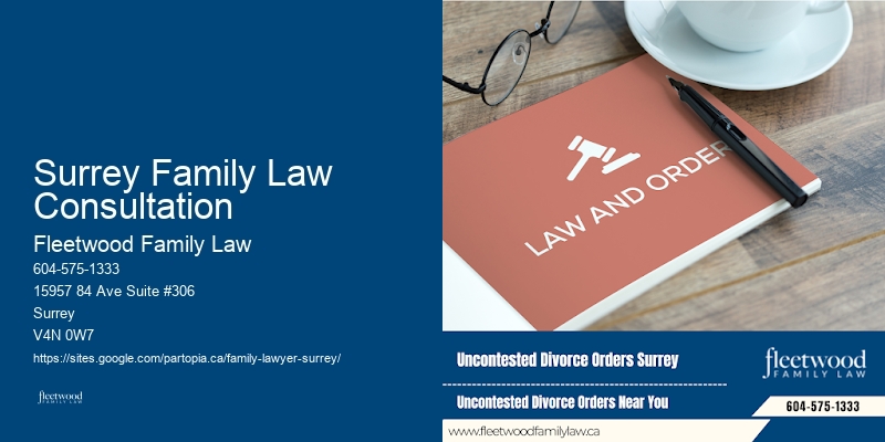 Surrey Family Law Consultation Family Law Representation