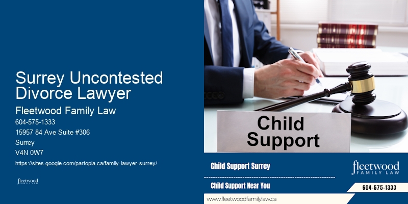 Family Law Cases Surrey Uncontested Divorce Lawyer, BC