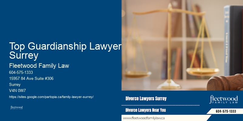 Top Guardianship Lawyer Surrey