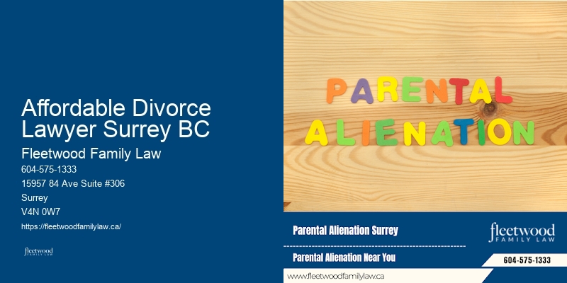 Affordable Divorce Lawyer Surrey BC BC Family Law Consultation Services