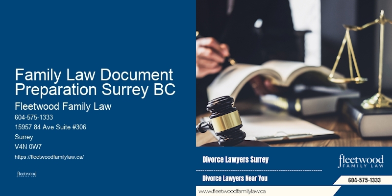 Family Law Case Evaluation Family Law Document Preparation Surrey BC BC